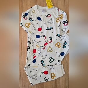 New Hanna Andersson Disney Mickey Mouse Celebration PJs Pajamas - Size 110 / 5